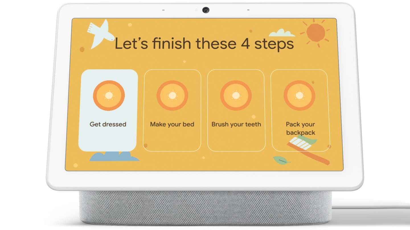 Google Nest Hub adds morning checklist to help kids get ready for school